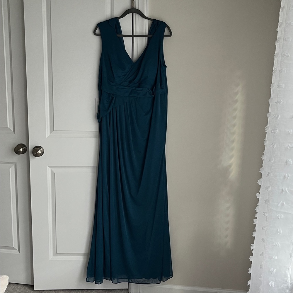 Azazie Luisa dress, ink blue